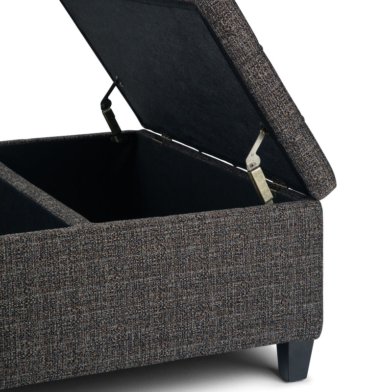Harrison - Upholstered Coffee Table Storage Ottoman - R&R Furniture Gallery (Fountain Valley, CA)