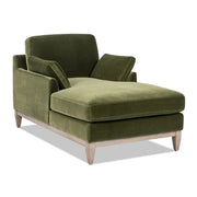 Pasadena - Modern Farmhouse Chaise Lounge Chair - Olive Green - R&R Furniture Gallery (Fountain Valley, CA)