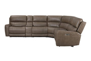 Hancock - Zero Gravity Power Reclining Sectional With Power Adjustable Headrests - R&R Furniture Gallery (Fountain Valley, CA)