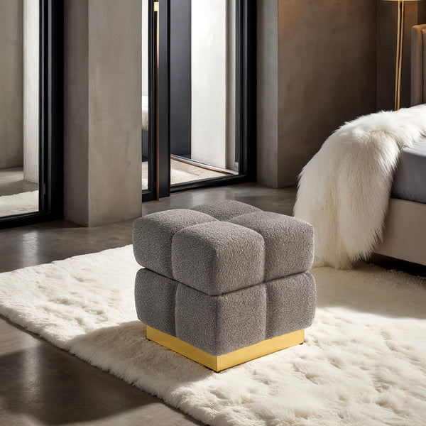 Aileen - Storage Stool, Charcoal