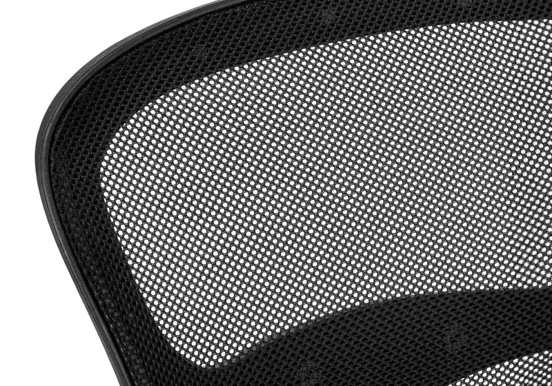 Office Chair, Adjustable Height, Swivel, Ergonomic, Armrests, Mesh, Contemporary / Modern - Black - R&R Furniture Gallery (Fountain Valley, CA)