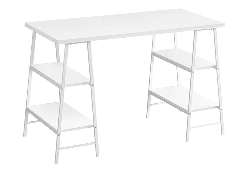 Computer Desk For Home Office, Laptop, Storage Shelves, Contemporary & Modern - R&R Furniture Gallery (Fountain Valley, CA)