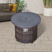 Outdoor Fire Pit Table With Lid - R&R Furniture Gallery (Fountain Valley, CA)
