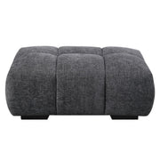 Chosen - Ottoman - Gray Chenille - R&R Furniture Gallery (Fountain Valley, CA)