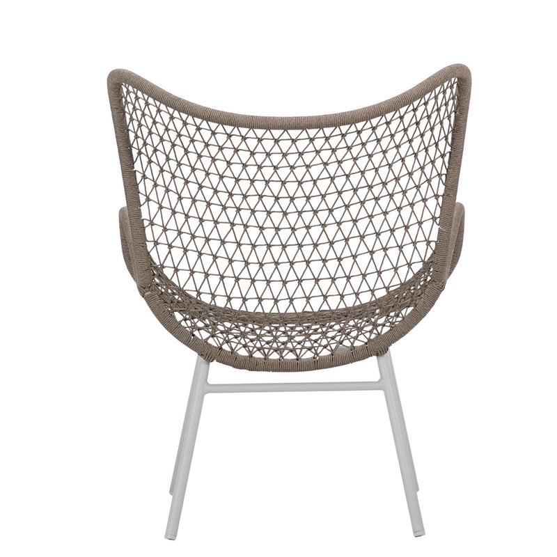 Carmen - Outdoor Occasional Chair - Sand And White