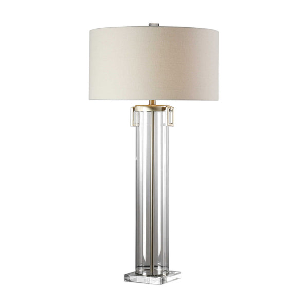 Monette - Tall Cylinder Lamp - Silver
