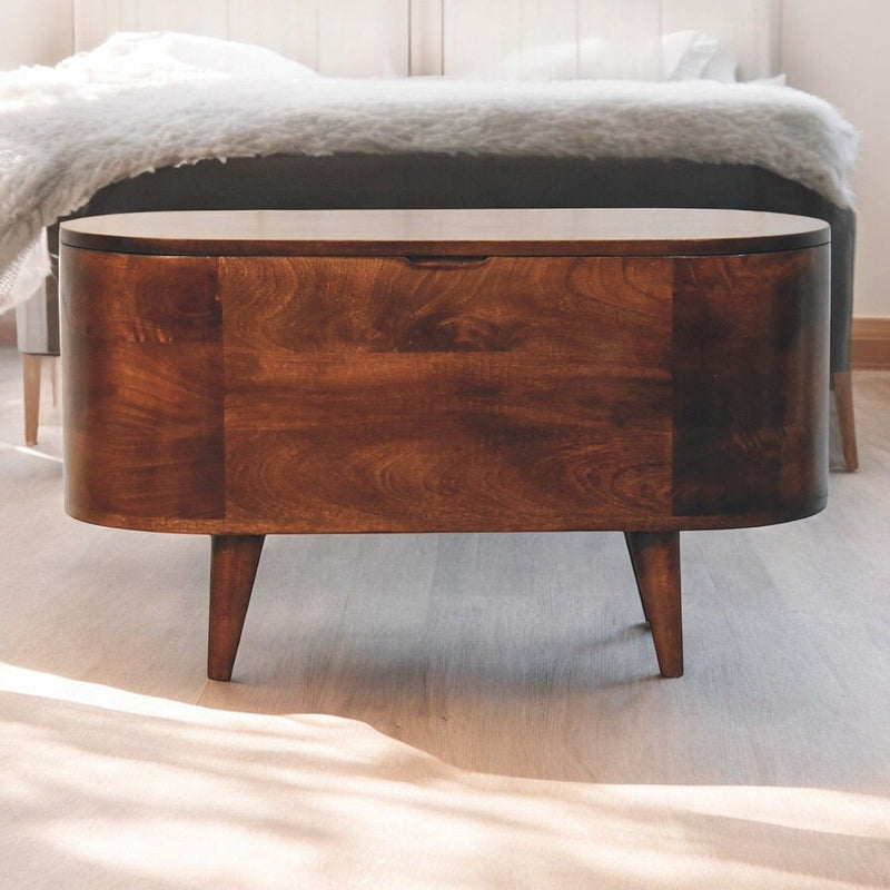 Rounded Lid Up Blanket Box - R&R Furniture Gallery (Fountain Valley, CA)