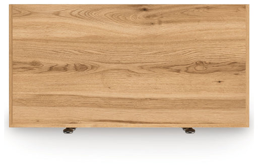 Aleaport - Five Drawer Chest - Warm Brown - R&R Furniture Gallery (Fountain Valley, CA)