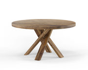 Crossings - Downtown Round Dining Table - Amber - R&R Furniture Gallery (Fountain Valley, CA)