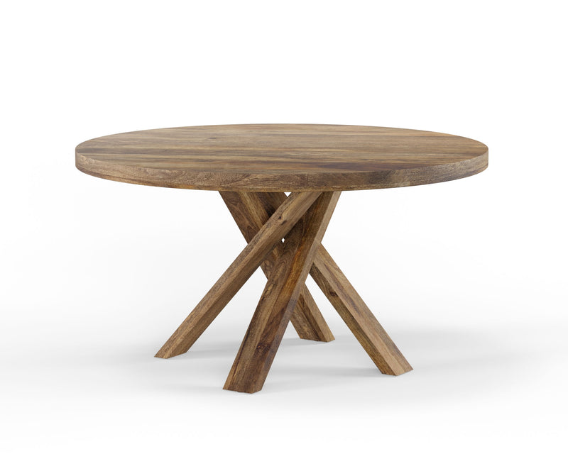 Crossings - Downtown Round Dining Table - Amber - R&R Furniture Gallery (Fountain Valley, CA)
