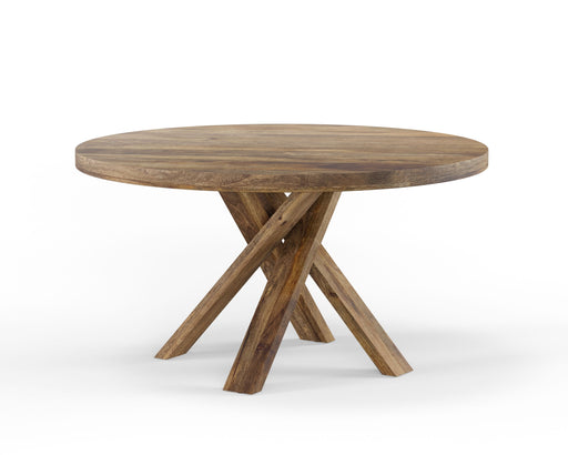 Crossings - Downtown Round Dining Table - Amber - R&R Furniture Gallery (Fountain Valley, CA)