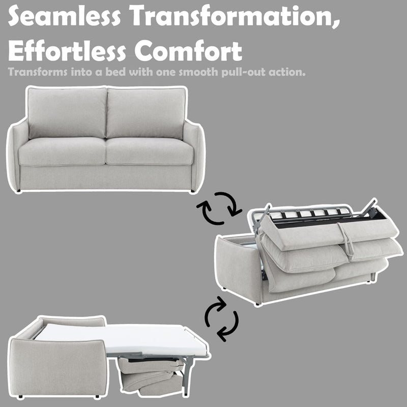 Jinn - Sofa With Sleeper - R&R Furniture Gallery (Fountain Valley, CA)