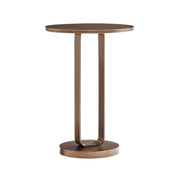 Tareel - Round Accent Table With Open Oval Pedestal - Antique Bronze - R&R Furniture Gallery (Fountain Valley, CA)