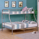 Finnerty - Twin/Full Bunk Bed, Silver