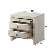Ramondi - Nightstand - Antique White - R&R Furniture Gallery (Fountain Valley, CA)