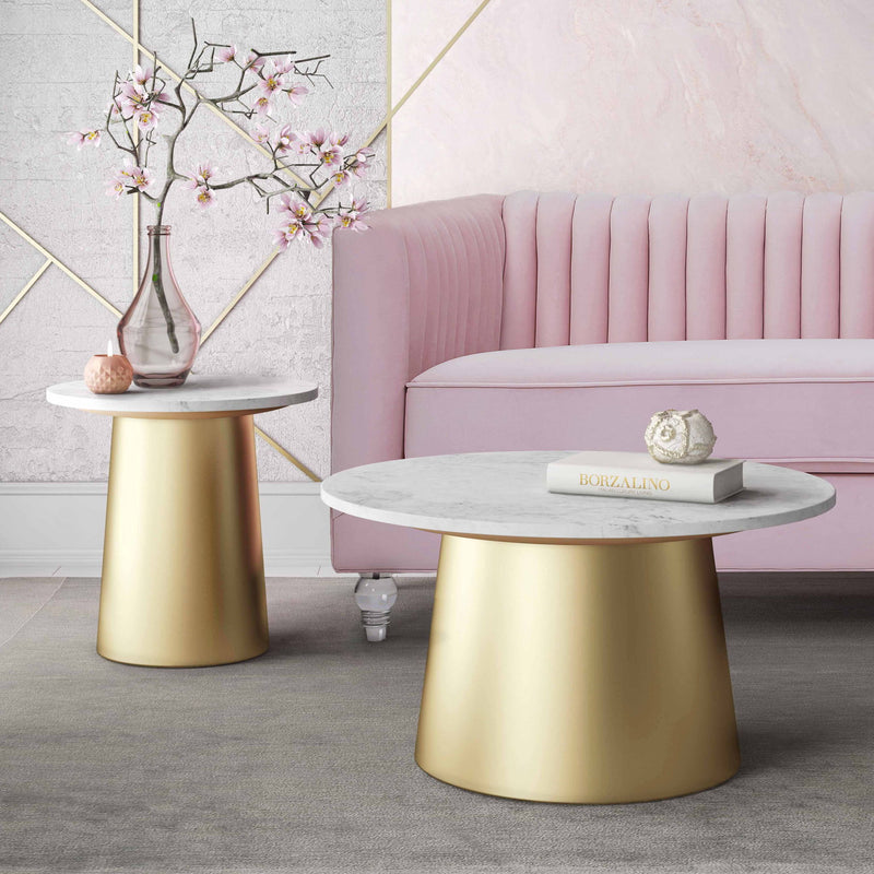Bleeker - Marble Table - R&R Furniture Gallery (Fountain Valley, CA)