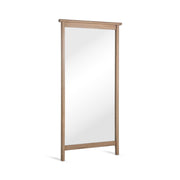 Classic Home Juno Coastal Drift Floor Mirror with a sleek full-length design and coastal-inspired frame.