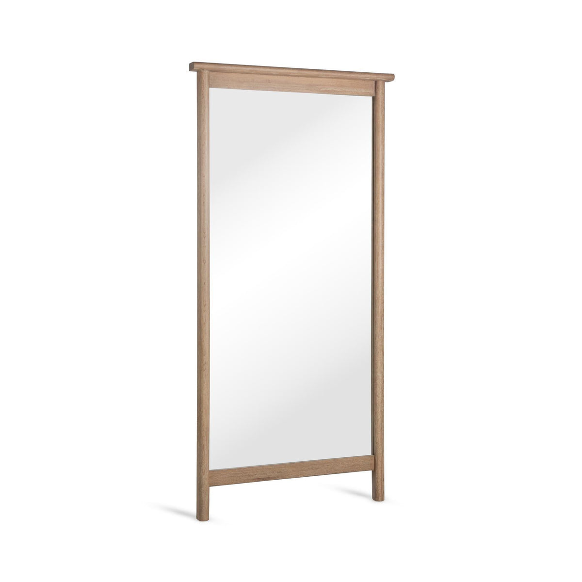Classic Home Juno Coastal Drift Floor Mirror with a sleek full-length design and coastal-inspired frame.