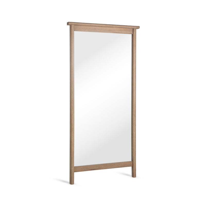 Classic Home Juno Coastal Drift Floor Mirror with a sleek full-length design and coastal-inspired frame.
