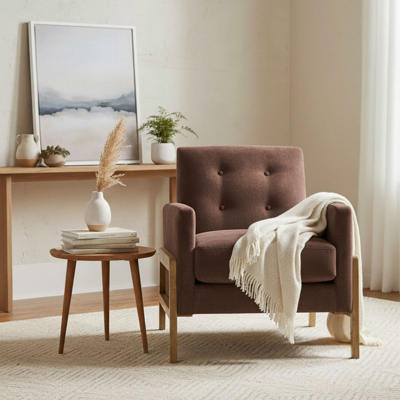 Matson - Tufted Back Accent Chair - R&R Furniture Gallery (Fountain Valley, CA)