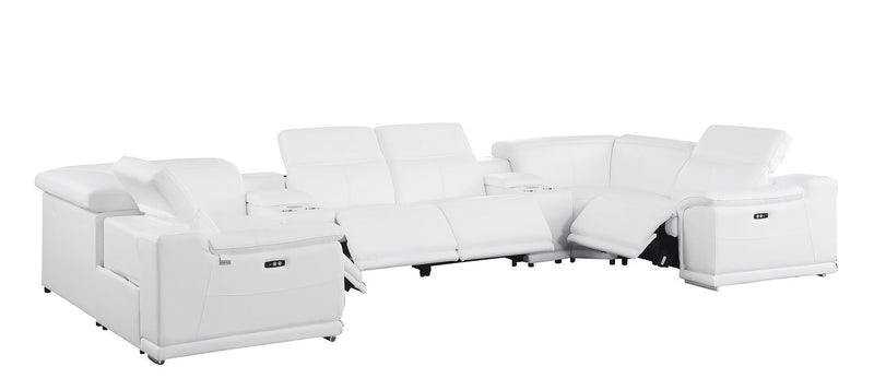 9762 - 8-Piece U-Shaped Sectional Sofa With 4 Power Recliner