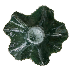Verdant Bloom - Outdoor Bowl - Emerald Green