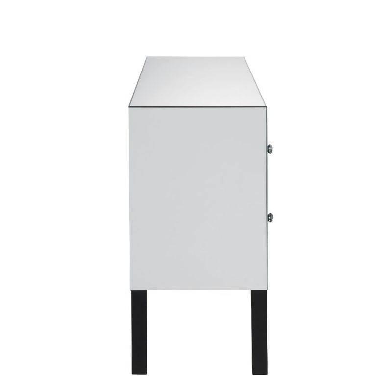 Dominic - Vanity Desk - Mirrored - R&R Furniture Gallery (Fountain Valley, CA)