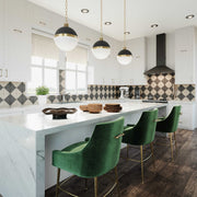 Beatrix - Velvet Stool - R&R Furniture Gallery (Fountain Valley, CA)