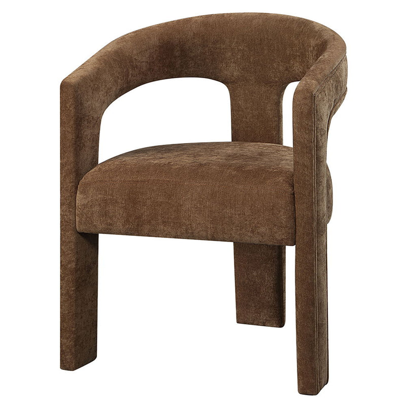Leonardo - Arm Chair (Set of 2) - Brown Linen - R&R Furniture Gallery (Fountain Valley, CA)