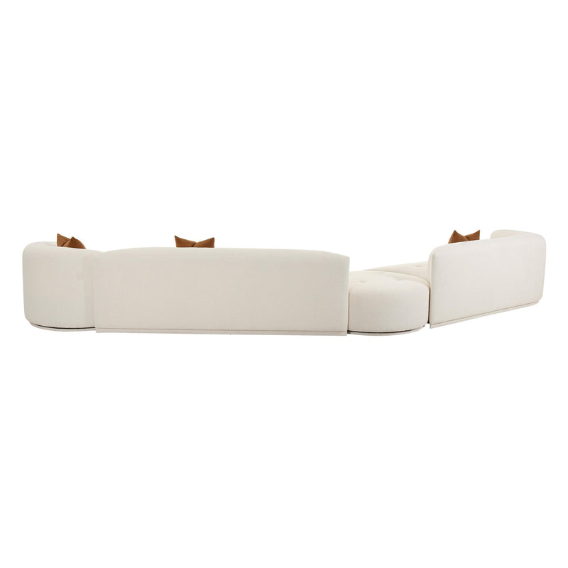 Fickle - Boucle Modular Sectional - R&R Furniture Gallery (Fountain Valley, CA)