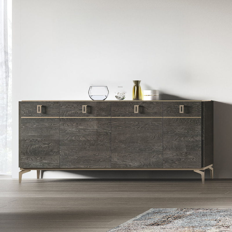 Venezia - Server - Gray - R&R Furniture Gallery (Fountain Valley, CA)