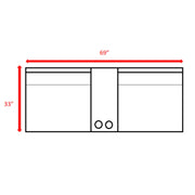 2 Person Wicker Conversation Set With Cushions, Weather Resistant - R&R Furniture Gallery (Fountain Valley, CA)