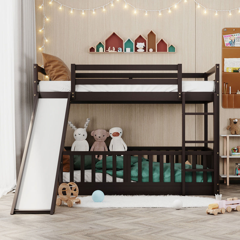 Bunk Bed With Convertible Ladder And Slide - R&R Furniture Gallery (Fountain Valley, CA)