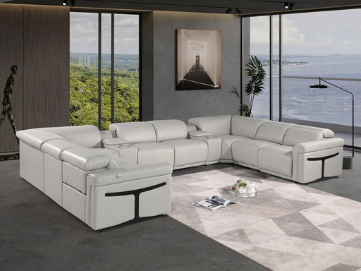 1126 - 10-Piece U-Shaped Sectional Sofa In With 4 Power Recliners & Power Headrests - R&R Furniture Gallery (Fountain Valley, CA)