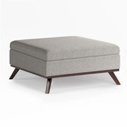 Owen - Multifunctional Square Coffee Table Storage Ottoman - R&R Furniture Gallery (Fountain Valley, CA)