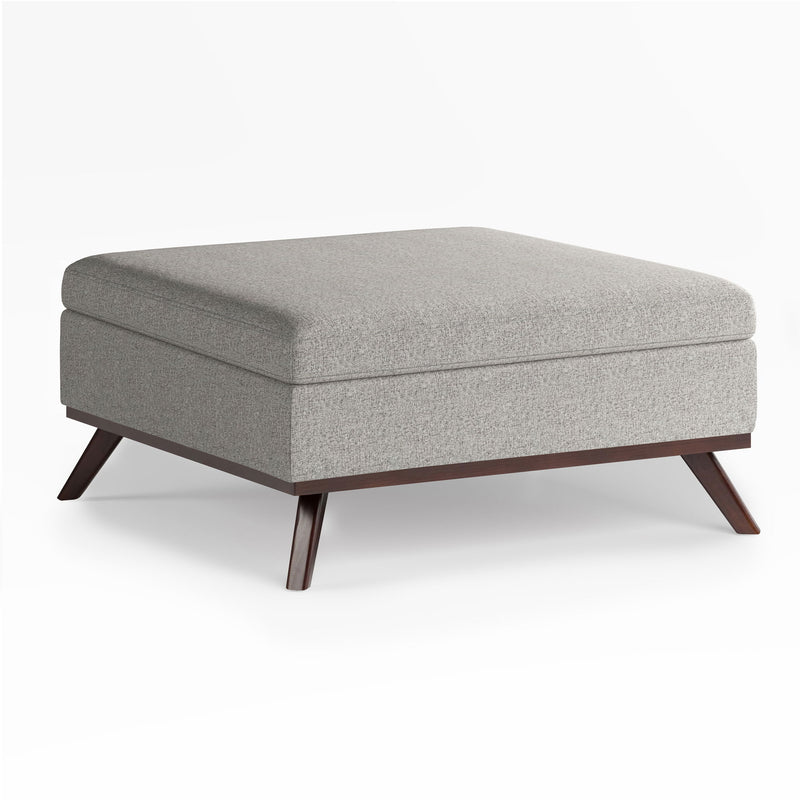 Owen - Multifunctional Square Coffee Table Storage Ottoman - R&R Furniture Gallery (Fountain Valley, CA)
