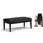 Lacey - Upholstered Tufted Ottoman Bench - R&R Furniture Gallery (Fountain Valley, CA)