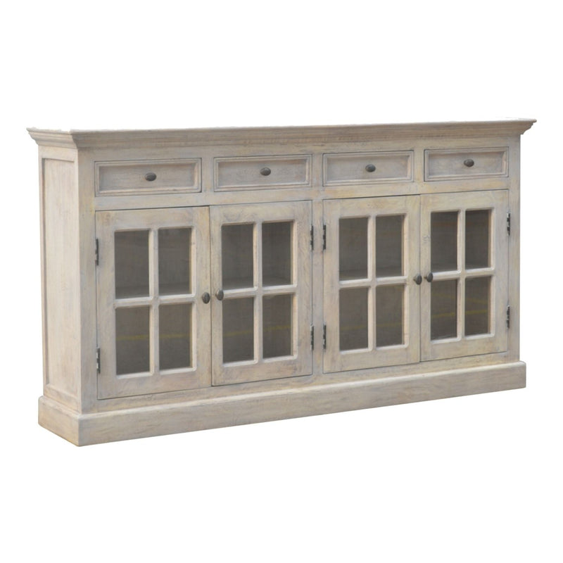 Glazed Sideboard - Gray - R&R Furniture Gallery (Fountain Valley, CA)