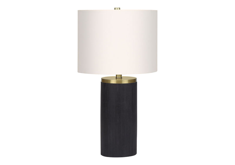 Lighting, Table Lamp, Concrete, Modern - Black - R&R Furniture Gallery (Fountain Valley, CA)