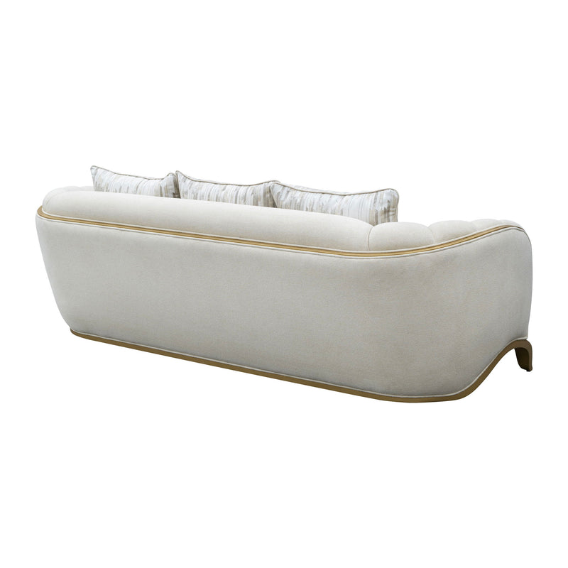 Scotts Square - Sofa - Cornsilk / Light Champagne - R&R Furniture Gallery (Fountain Valley, CA)