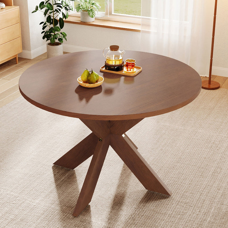 Round Dining Table Kitchen Table - Cherry - R&R Furniture Gallery (Fountain Valley, CA)