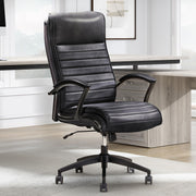 Dc#370 - Leather Desk Chair - R&R Furniture Gallery (Fountain Valley, CA)