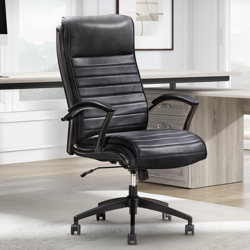 Dc#370 - Leather Desk Chair - R&R Furniture Gallery (Fountain Valley, CA)