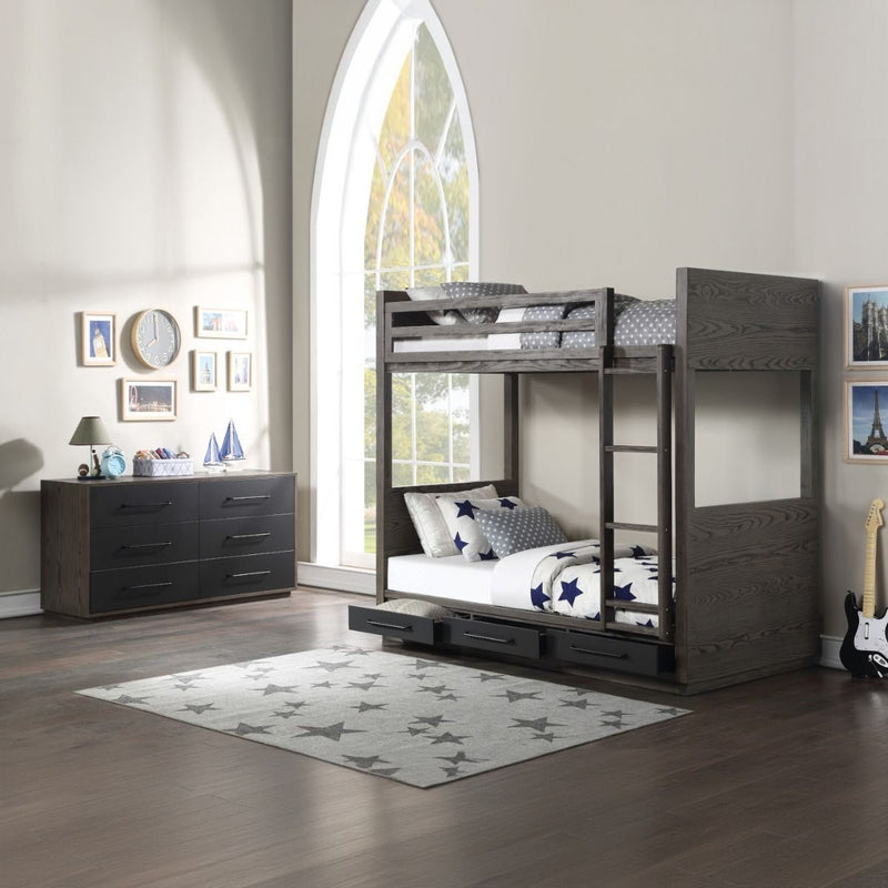 Estevon - Dresser - Gray Oak - R&R Furniture Gallery (Fountain Valley, CA)