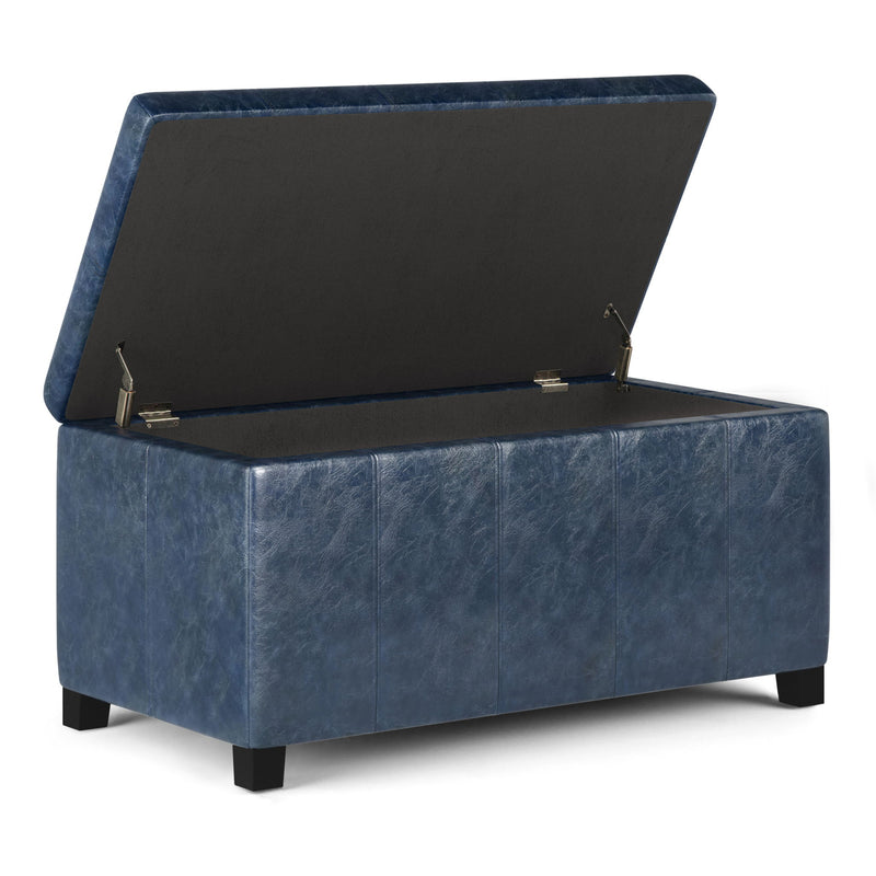 Dover - Upholstered Storage Ottoman Bench - R&R Furniture Gallery (Fountain Valley, CA)
