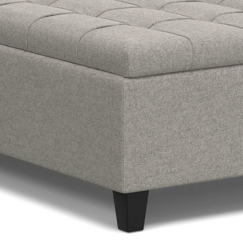 Harrison - Upholstered Coffee Table Storage Ottoman - R&R Furniture Gallery (Fountain Valley, CA)