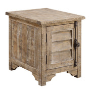 Chair Side Table - Taupe - R&R Furniture Gallery (Fountain Valley, CA)