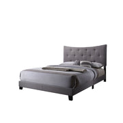 Venacha - Queen Bed - Gray Fabric - R&R Furniture Gallery (Fountain Valley, CA)