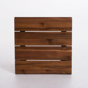 Zion - Outdoor Industrial Iron And Coffee Table - Teak - R&R Furniture Gallery (Fountain Valley, CA)