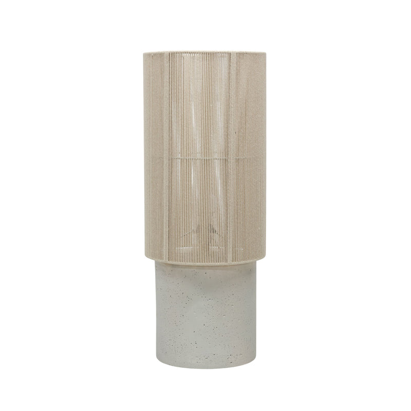 TOV Furniture Mondada concrete floor lamp with a modern cylindrical design and minimalist aesthetic.